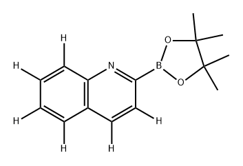 2-(4,4,5,5-tetramethyl-1,3,2-dioxaborolan-2-yl)quinoline-3,4,5,6,7,8-d6 Structure
