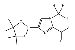 2-(difluoromethyl)-1-(methyl-d3)-4-(4,4,5,5-tetramethyl-1,3,2-dioxaborolan-2-yl)-1H-imidazole|