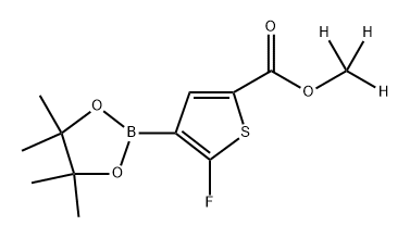 2819704-41-9 methyl-d3 5-fluoro-4-(4,4,5,5-tetramethyl-1,3,2-dioxaborolan-2-yl)thiophene-2-carboxylate