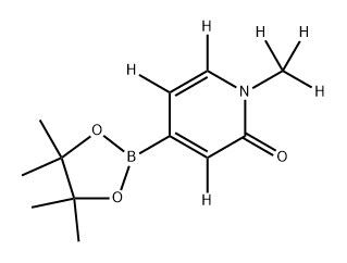 1-(methyl-d3)-4-(4,4,5,5-tetramethyl-1,3,2-dioxaborolan-2-yl)pyridin-2(1H)-one-3,5,6-d3 Structure