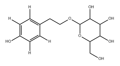 2-(hydroxymethyl)-6-(2-(4-hydroxyphenyl-2,3,5,6-d4)ethoxy)tetrahydro-2H-pyran-3,4,5-triol|
