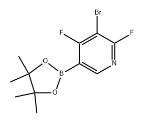 3-bromo-2,4-difluoro-5-(4,4,5,5-tetramethyl-1,3,2-dioxaborolan-2-yl)pyridine|