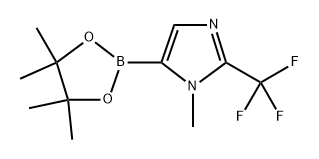 1-methyl-5-(4,4,5,5-tetramethyl-1,3,2-dioxaborolan-2-yl)-2-(trifluoromethyl)-1H-imidazole|1-甲基-5-(4,4,5,5-四甲基-1,3,2-二氧硼杂环戊烷-2-基)-2-(三氟甲基)-1H-咪唑