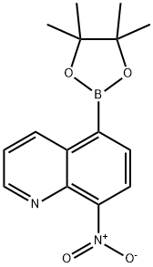 8-nitro-5-(4,4,5,5-tetramethyl-1,3,2-dioxaborolan-2-yl)quinoline Structure