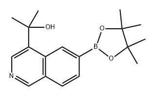 2-(6-(4,4,5,5-tetramethyl-1,3,2-dioxaborolan-2-yl)isoquinolin-4-yl)propan-2-ol|