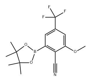 2819707-90-7 2-methoxy-6-(4,4,5,5-tetramethyl-1,3,2-dioxaborolan-2-yl)-4-(trifluoromethyl)benzonitrile