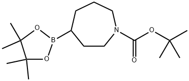 tert-butyl 4-(4,4,5,5-tetramethyl-1,3,2-dioxaborolan-2-yl)azepane-1-carboxylate Struktur