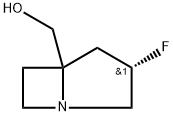 ((3S)-3-氟-1-氮杂二环[3.2.0]庚烷-5-基)甲醇, 2820537-28-6, 结构式