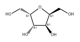2,5-アンヒドロ-L-イジトール 化学構造式