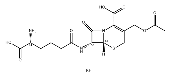 cephalosporin C potassium salt,28240-09-7,结构式