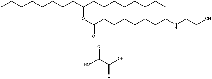 Octanoic acid, 8-[(2-hydroxyethyl)amino]-, 1-octylnonyl ester, ethanedioate (1:1) 结构式