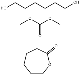 Dimethyl carbonate polymer with 1,6-hexanediol and 2-oxepanone Structure