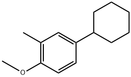 4-cyclohexyl-1-methoxy-2-methylbenzene Struktur