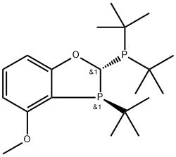 1,3-Benzoxaphosphole, 2-[bis(1,1-dimethylethyl)phosphino]-3-(1,1-dimethylethyl)-2,3-dihydro-4-methoxy-, (2R,3S)-|(2R,3S)-3-(叔丁基)-2-(二叔丁基膦基)-4-甲氧基-2,3-二氢苯并[D][1,3]氧杂磷杂环戊烯