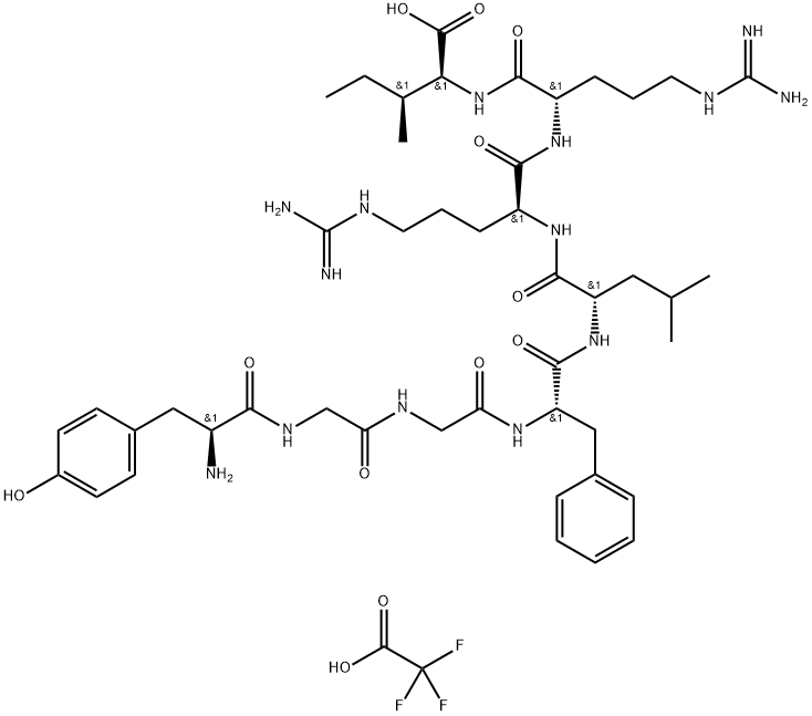 Dynorphin A (1-8) trifluoroacetate Structure