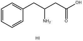 3-氨基-4-苯基丁酸氢碘酸盐 结构式