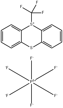 5-(Trifluoromethyl)-5H-thianthren-5-ium hexafluorophosphate(V) Structure