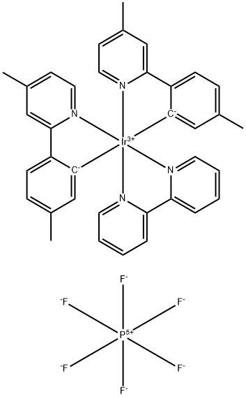 2828437-82-5 (OC-6-33)-(2,2'-联吡啶-ΚN1,ΚN1')双[5-甲基-2-(4-甲基-2-吡啶基-ΚN)苯基-ΚC]铱 六氟磷酸盐