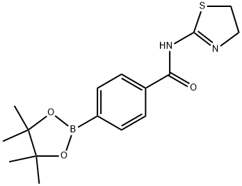 Benzamide, N-(4,5-dihydro-2-thiazolyl)-4-(4,4,5,5-tetramethyl-1,3,2-dioxaborolan-2-yl)-|N-(4,5-二氢噻唑-2-基)-4-(4,4,5,5-四甲基-1,3,2-二氧硼杂环戊烷-2-基)苯甲酰胺