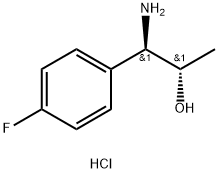 (1R,2S)-1-氨基-1-(4-氟苯基)丙-2-醇盐酸盐,2828440-04-4,结构式