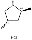 (2S,4S)-4-fluoro-2-methylpyrrolidine hydrochloride Struktur