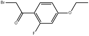 2-Bromo-1-(4-ethoxy-2-fluorophenyl)ethanone,2828736-38-3,结构式