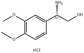 (S)-2-氨基-2-(3,4-二甲氧基苯基)乙-1-醇盐酸盐,2829281-80-1,结构式