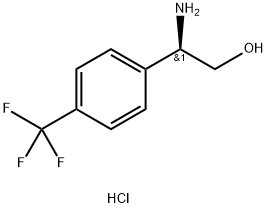 (R)-2-氨基-2-(4-(三氟甲基)苯基)乙醇盐酸盐,2829292-57-9,结构式