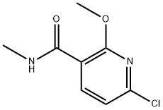 6-Chloro-2-methoxy-N-methylnicotinamide Structure