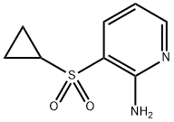 3-(环丙基磺酰基)吡啶-2-胺 结构式