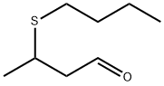 Butanal, 3-(butylthio)-, homopolymer 化学構造式