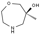 (S)-6-甲基-1,4-氧杂氮杂-6-醇 结构式