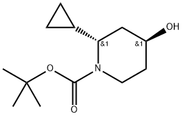 rel-tert-Butyl-2-cyclopropyl-4-hydroxypiperidine-1-carboxylate|REL-叔丁基-2-环丙基-4-羟基哌啶-1-甲酸酯