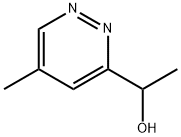 1-(5-甲基哒嗪-3-基)乙烷-1-醇,2833706-78-6,结构式