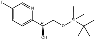 (S)-2-((tert-Butyldimethylsilyl)oxy)-1-(5-fluoropyridin-2-yl)ethan-1-ol Structure