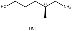 1-Pentanol, 5-amino-4-methyl-, hydrochloride (1:1), (4S)- Structure