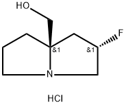 1H-Pyrrolizine-7a(5H)-methanol, 2-fluorotetrahydro-, hydrochloride (1:1), (2S,7aR)-|1H-吡咯嗪-7A(5H)-甲醇,2-氟四氢-,盐酸盐(1:1),(2S,7AR)-