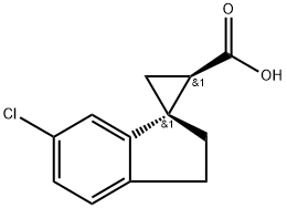 2839736-15-9 (1R,2R)-6'-氯-2',3'-二氢螺[环丙烷-1,1'-茚]-2-甲酸