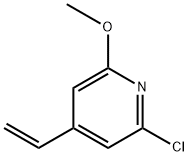 2-Chloro-6-methoxy-4-vinylpyridine 化学構造式