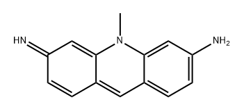 Acridine, 6-amino-3,10-dihydro-3-imino-10-methyl-, dimer (8CI) Structure