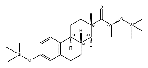 3,16α-Bis(trimethylsiloxy)-1,3,5(10)-estratrien-17-one Struktur