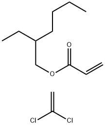 1,1-二氯乙烯与丙烯酸乙基己酯的聚合物 结构式