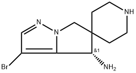 (S)-3'-Bromo-4'H,6'H-spiro[piperidine-4,5'-pyrrolo[1,2-b]pyrazol]-4'-amine|(S)-3'-溴-4'H,6'H-螺[哌啶-4,5'-吡咯并[1,2-B]吡唑]-4'-胺