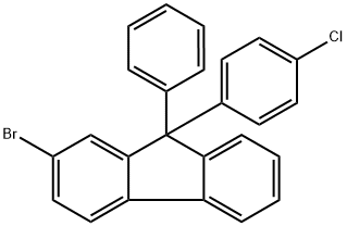 2-bromo-9-(4-chlorophenyl)-9-phenyl-9H-fluorene Structure