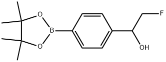 Α-(氟甲基)-4-(4,4,5,5-四甲基-1,3,2-二氧杂硼烷-2-基)苯甲醇, 2845281-96-9, 结构式