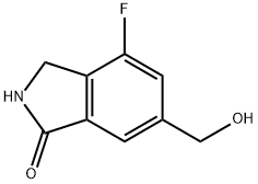 4-Fluoro-6-(hydroxymethyl)isoindolin-1-one Structure