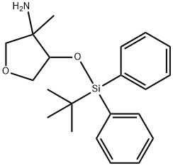 4-((tert-Butyldiphenylsilyl)oxy)-3-methyltetrahydrofuran-3-amine|4-((叔丁基二苯基硅基)氧基)-3-甲基四氢呋喃-3-胺