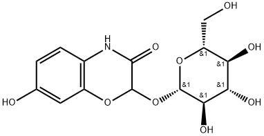 2-(β-D-Glucopyranosyloxy)-7-hydroxy-2H-1,4-benzoxazin-3(4H)-one,28512-70-1,结构式