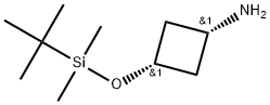 CIS-(1S,3S)-3-((叔丁基二甲基甲硅烷基)氧基)环丁烷-1-胺, 2851450-15-0, 结构式