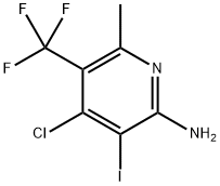 4-氯-3-碘-6-甲基-5-(三氟甲基)吡啶-2-胺, 2852767-62-3, 结构式